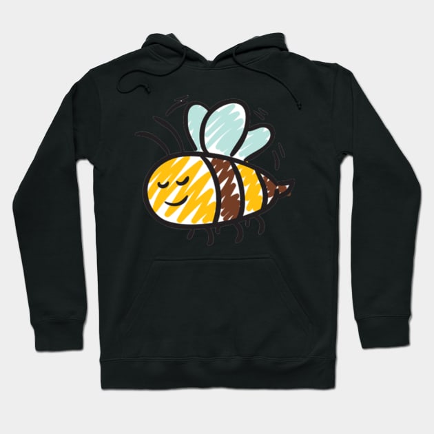 Cute Honeybee Hoodie by edwardecho